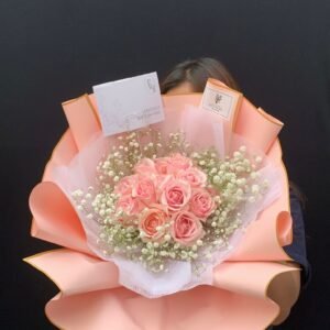 Round Rose Bouquet 10 Rose