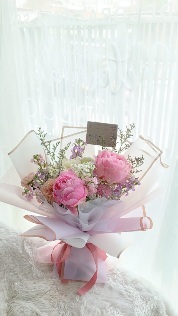Peony Bouquet – Double Peonies – petitedebloom.com